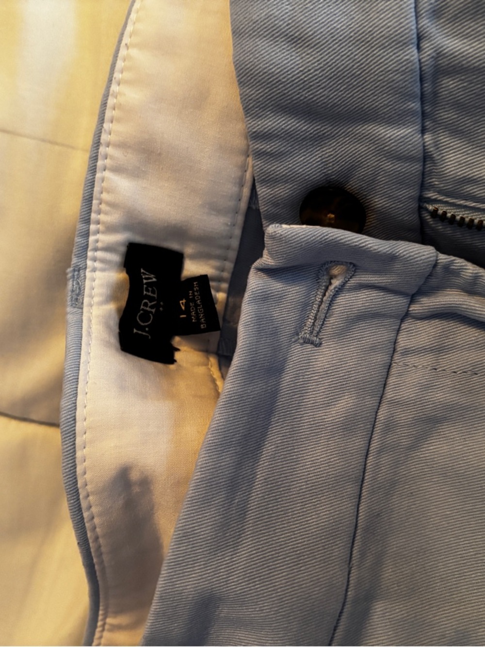 J. Crew Women's Shorts Trio in Navy, Khaki, and Light Blue - Picture 10 of 11